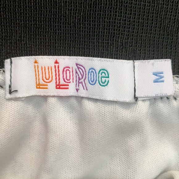 Lularoe Lola Batik Midi Skirt Sheer With Lining Beautiful Colors Medium - Picture 6 of 10